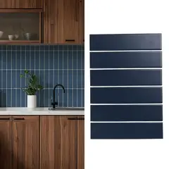 HOLZTEK - Mosaico Malla Brick Azul Mt 19,9X29 0,06M2