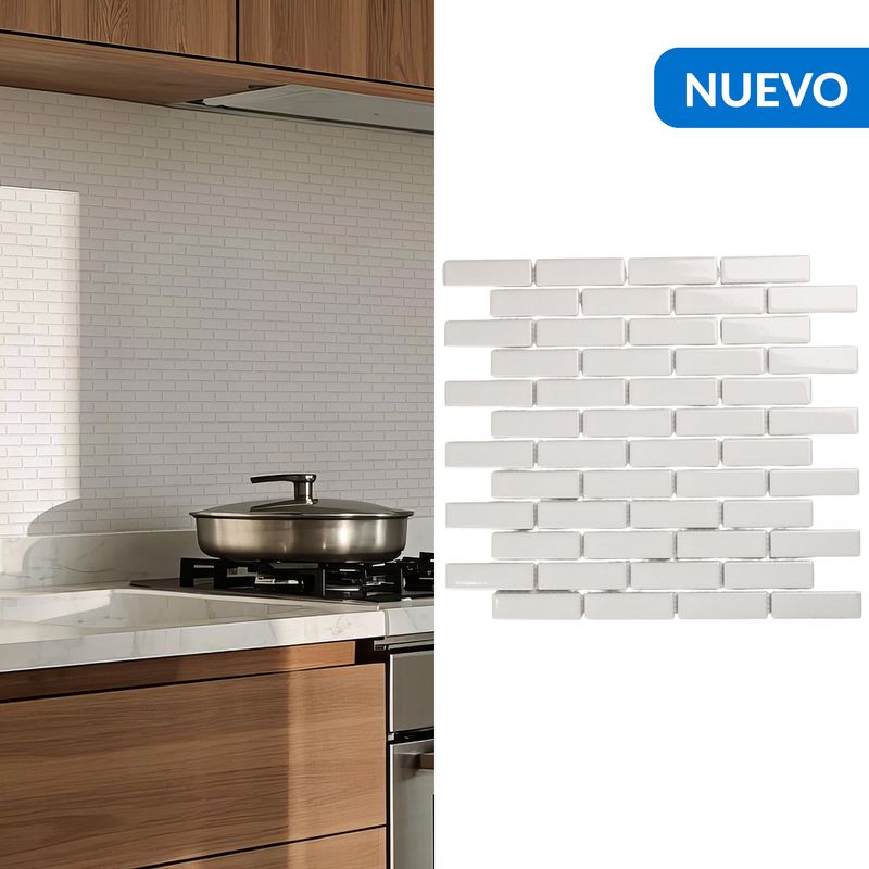 HOLZTEK - Malla Brick Sl Wh 29,4X29,9 0,09M2