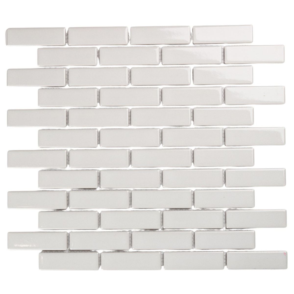 HOLZTEK - Mosaico Malla Brick Sl Wh 29,4X29,9 0,09M2