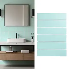 HOLZTEK - Mosaico Malla Brck Menta Mt 19,9X29 0,06M2