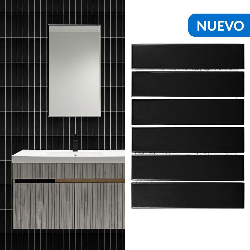 HOLZTEK - Malla Brick Negro Mt 19,9X29 0,06M2