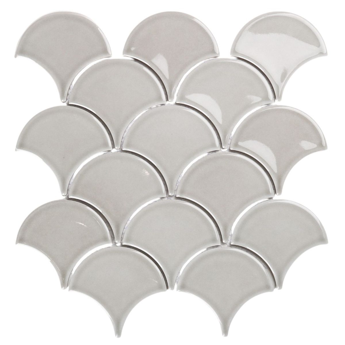 HOLZTEK - Mosaico Malla Escam Gris 25,9X27,3 0,07M2