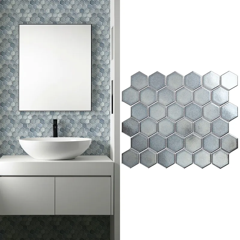 HOLZTEK - Malla Hex Metal 32,5X28,2 cm 0,09M2