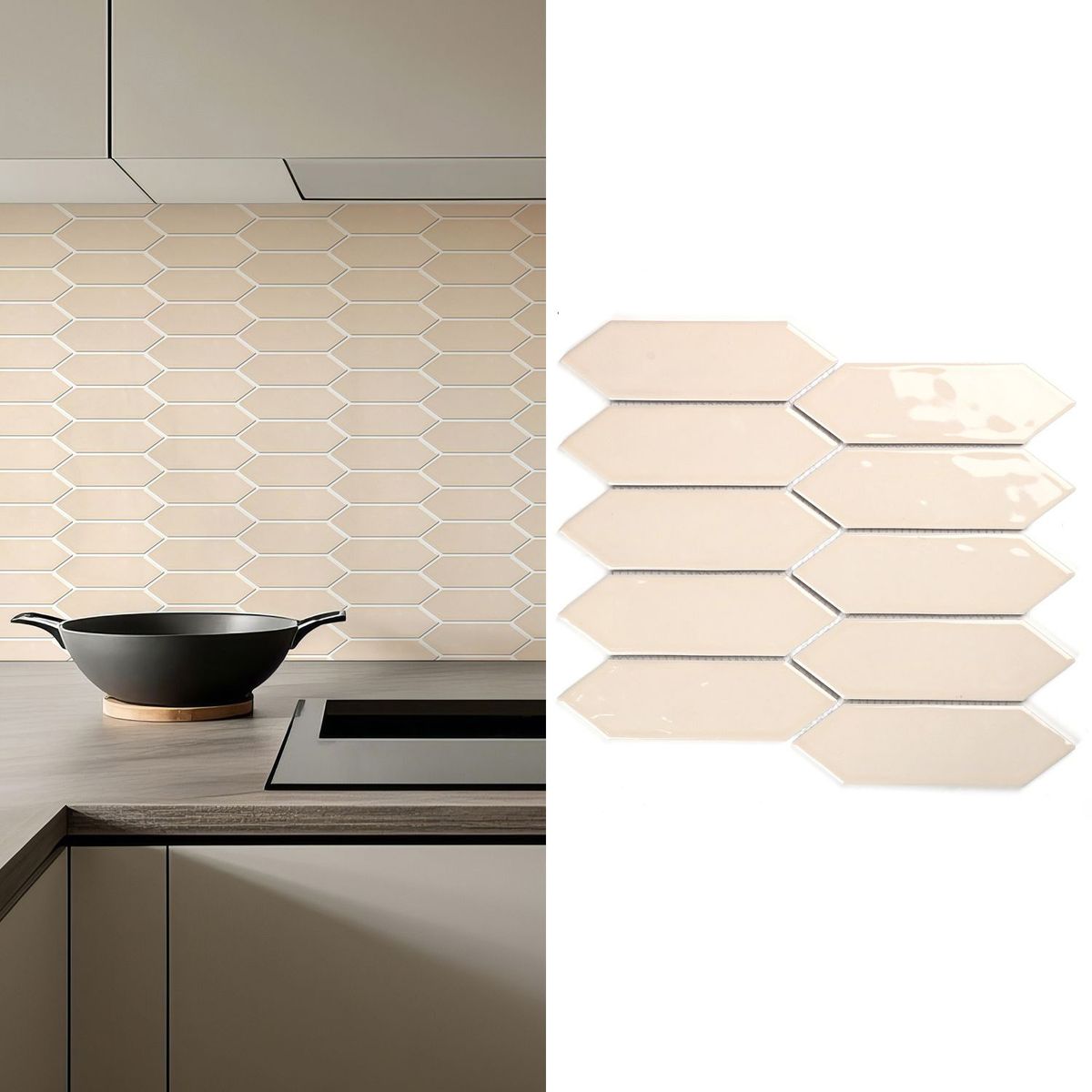 HOLZTEK - Mosaico Malla Lux Beige 29,3X32,4 0,09M2