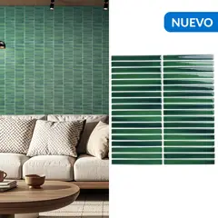 HOLZTEK - Malla Lines Verde 29,8X31,4 0,93M2