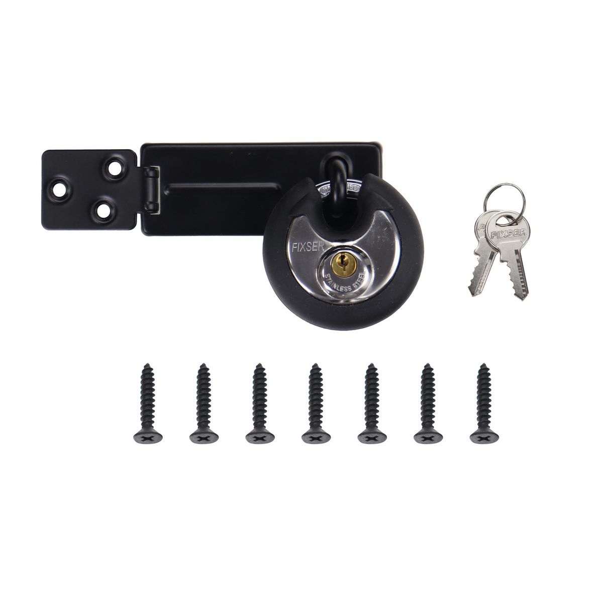 FIXSER - Set de candados 70 mm y base