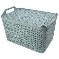 Canasta 23.5x23x30.5 cm 12 l Verde