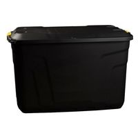 Caja 77x50x42 cm 110 l Negro