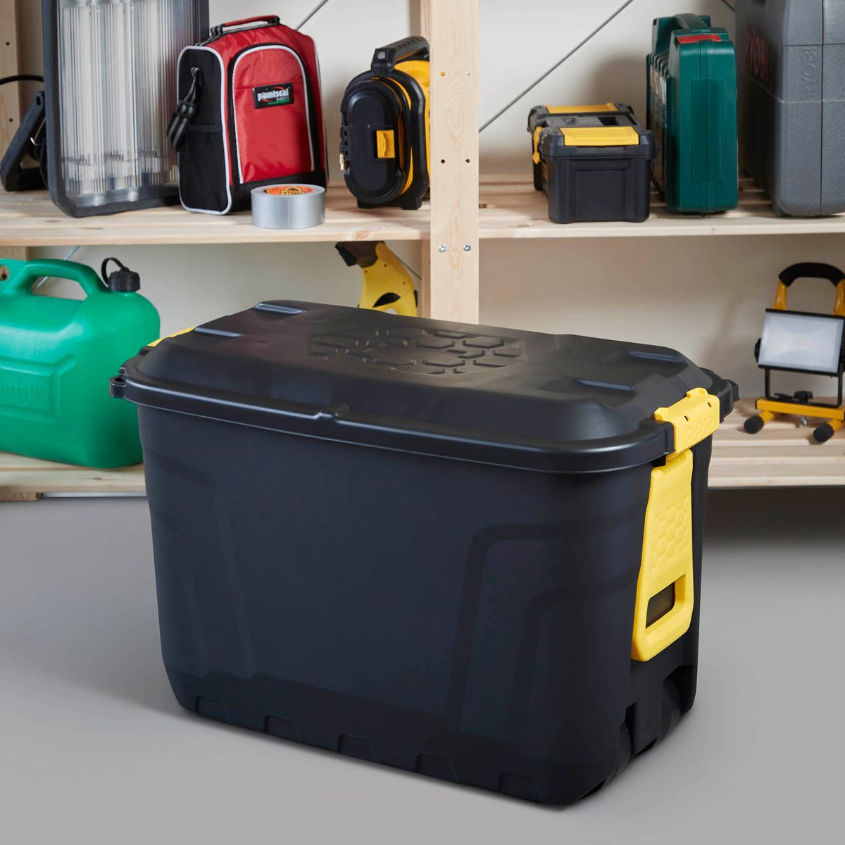 STRATA - Caja 77x50x42 cm 110 l Negro