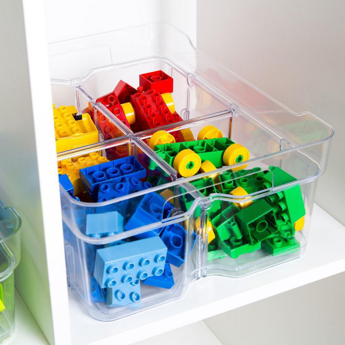 STRATA - Caja organizadora 28x38x15 cm 16 l Transparente