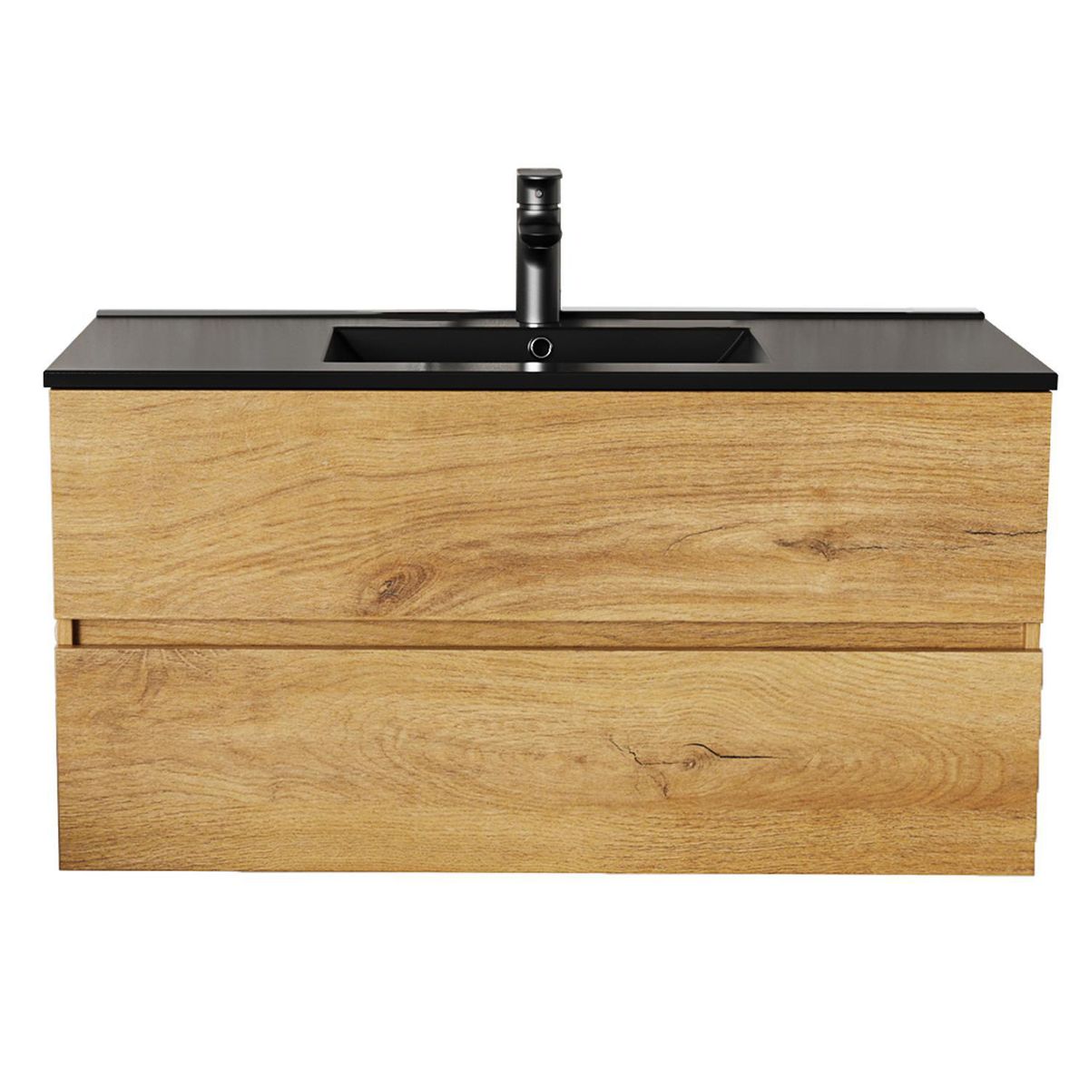 Mueble Baño Estambul Madera/Negro, marca SENSI DACQUA - Foto Principal