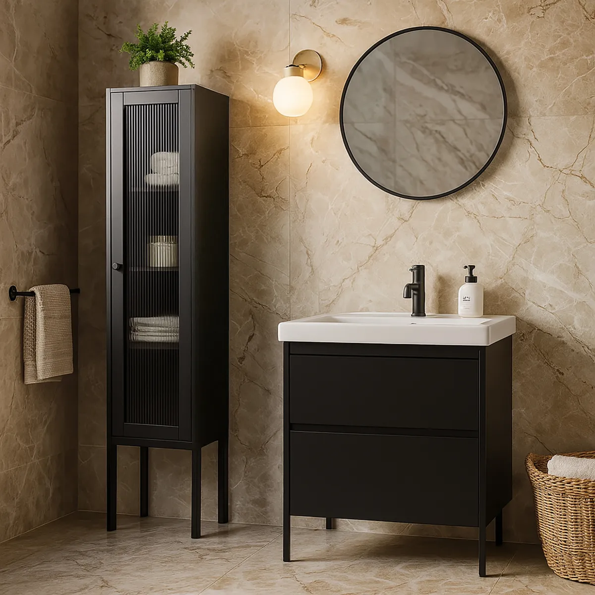 SENSI DACQUA - Mueble Baño piso Lateral Obi