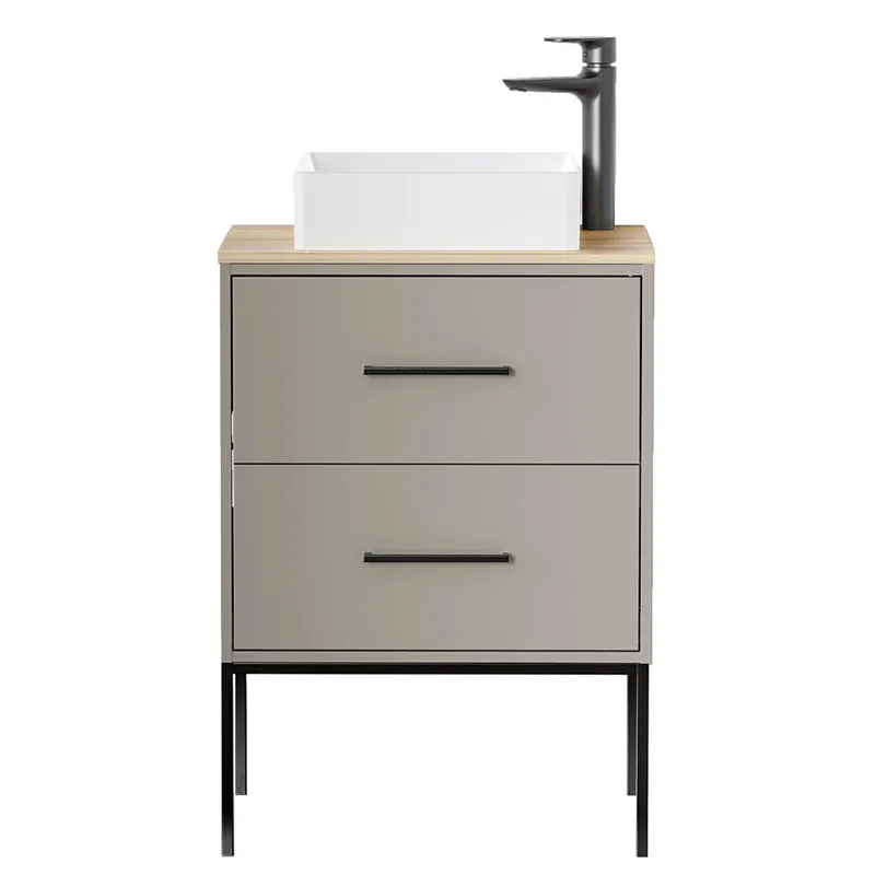 SENSI DACQUA - Mueble Baño ISLANDIA Taupe 60x52x46 cm