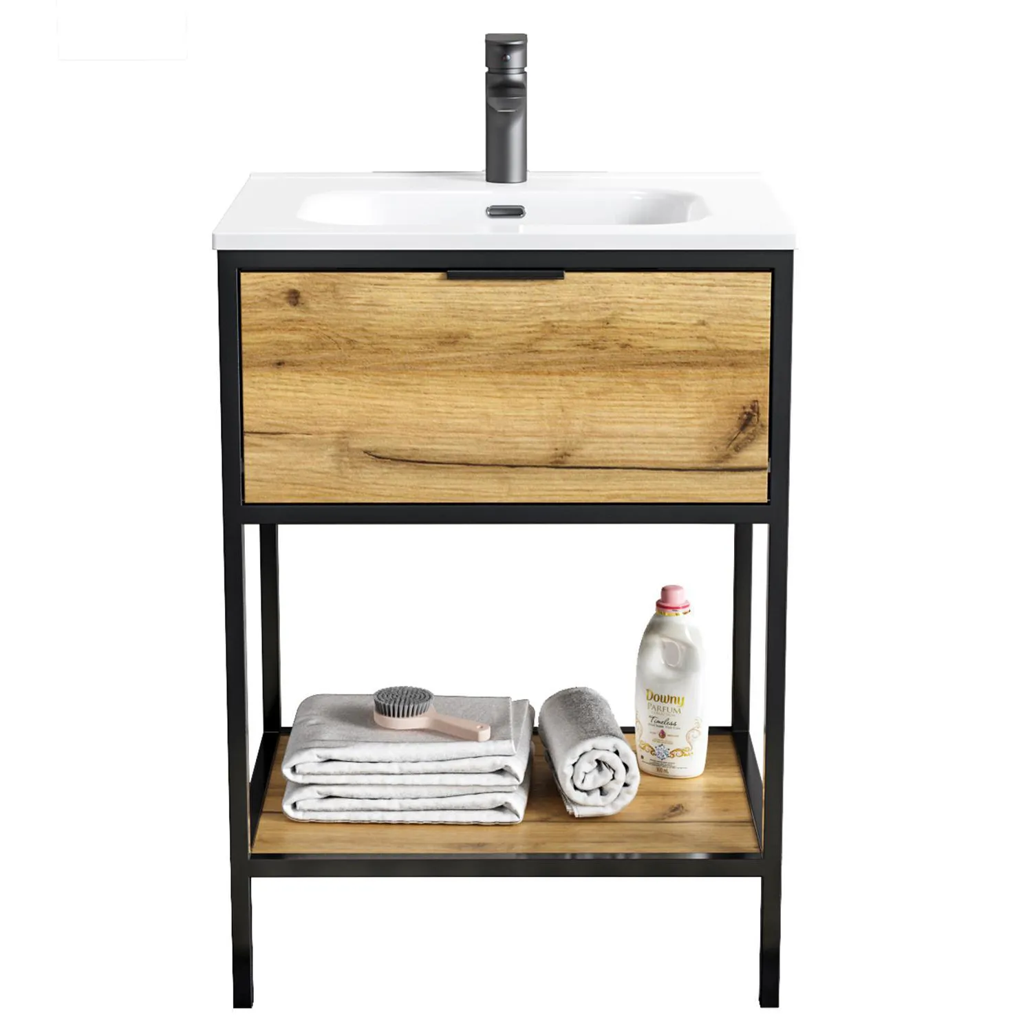 SENSI DACQUA Mueble de Baño Con Lavamanos de Loza Taipei 60x85x46