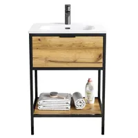 Mueble de Baño Con Lavamanos de Loza Taipei 60x85x46 cm