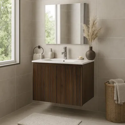 Imagen 2 del producto Mueble Baño Lagos Café 60x46x50 cm