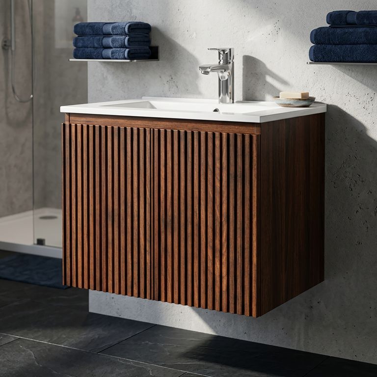Mueble Baño Lagos Café 60x46x50 cm