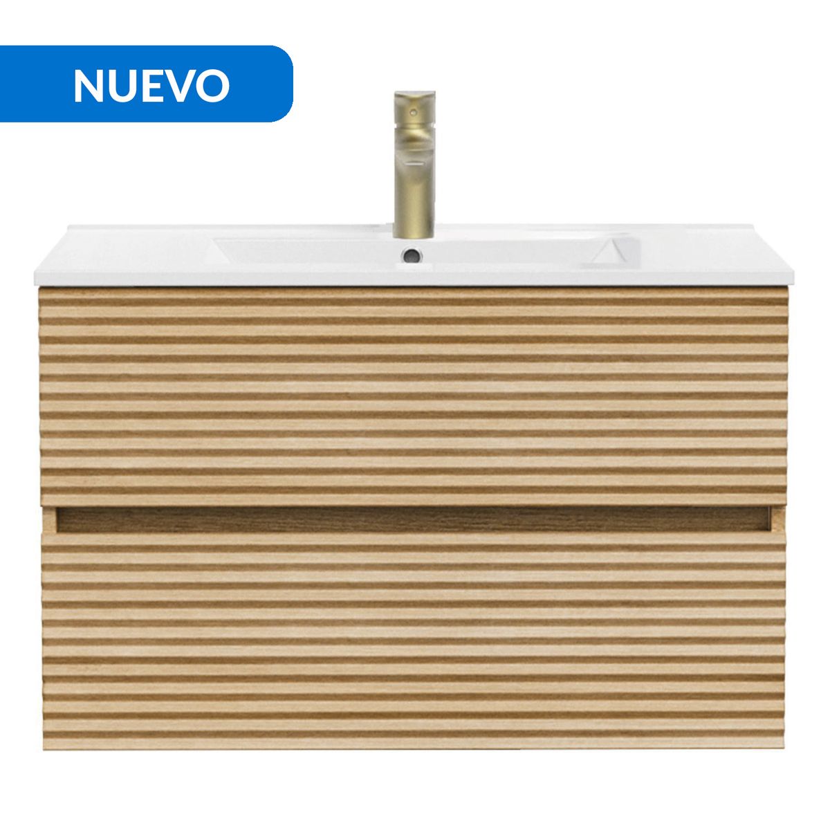 SENSI DACQUA - Mueble Baño DINAMARCA madera 80x52x46 cm