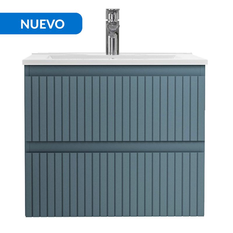 SENSI DACQUA - Mueble Baño TORONTO Azulino 60x52x46 cm