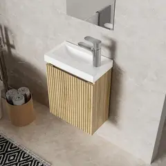 SENSI DACQUA - Mueble Baño Moscu Oak 40x50x22 cm