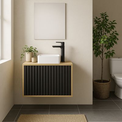 Imagen 2 del producto Mueble Baño Berlín Negro sin lavamanos 60.2x41.5x46 cm