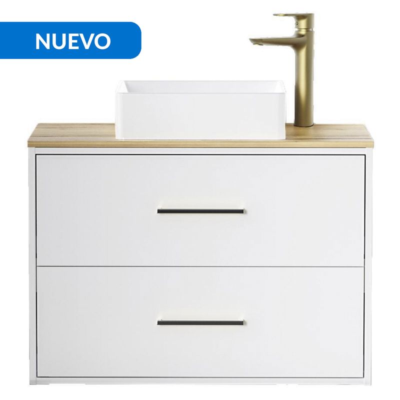 SENSI DACQUA - Mueble Baño Viena sin lavamanos 80x52x46 cm
