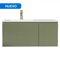 SENSI DACQUA - Mueble Baño CALI Verde 90x42x46 cm