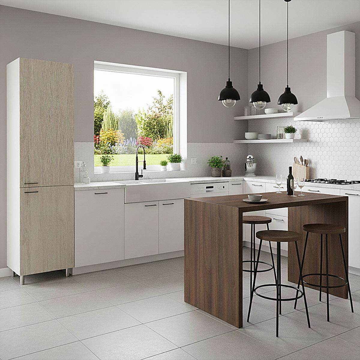 SOCODA - Alacena Veneciana Complemento Cocina Ibiza Chantilli