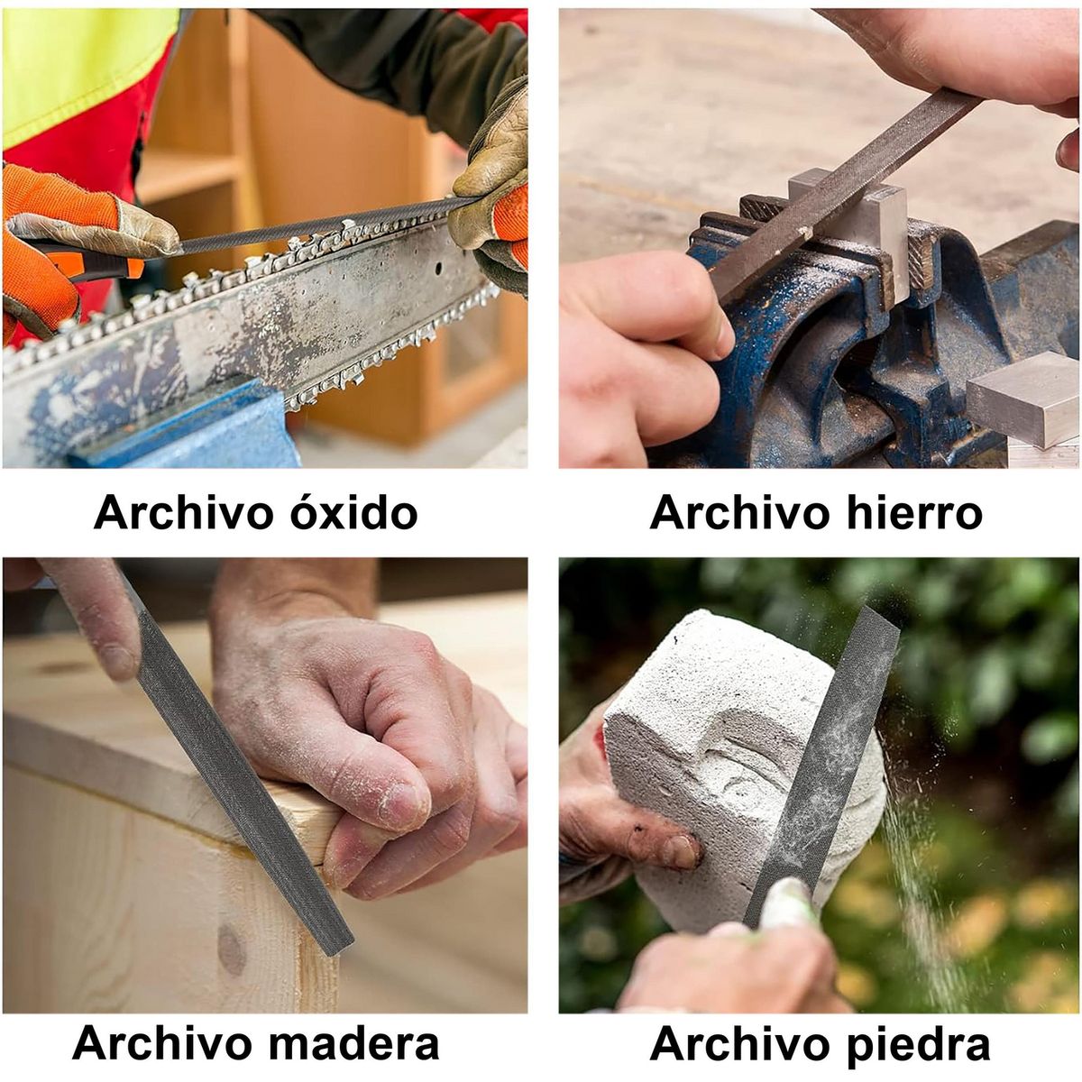 KARSON - Set 3 Piezas Limas 8"