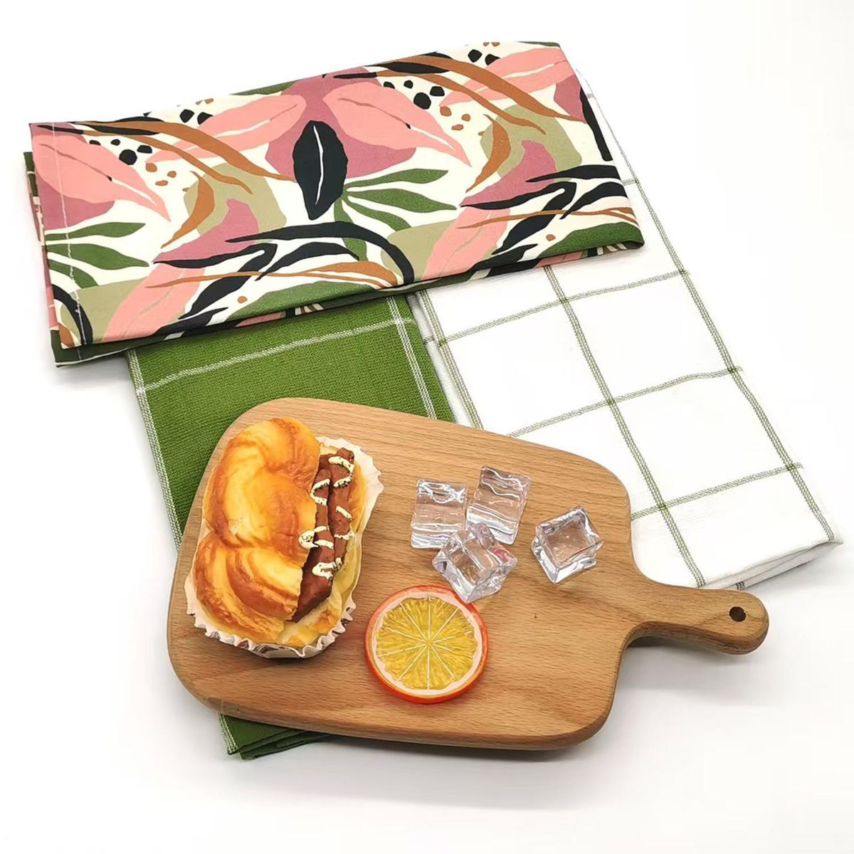 JUST HOME COLLECTION - Set 3 Paños de Cocina Rectangular 40x60 cm Bosque C Variados