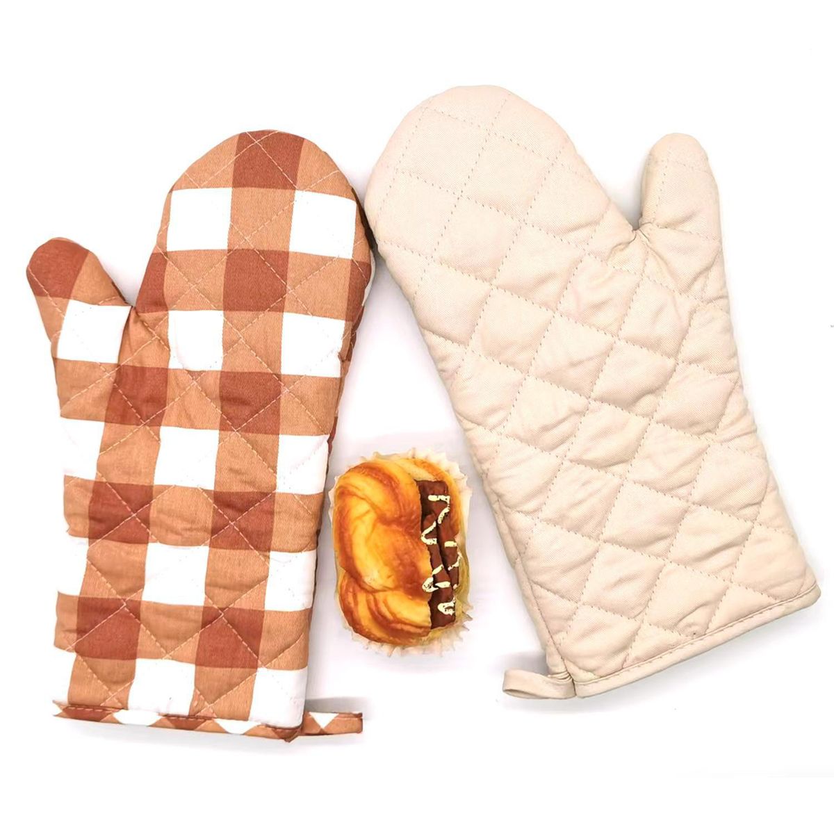 JUST HOME COLLECTION - Set de 2 Guantes Cocina Just Home Collection Naranja 33 cm