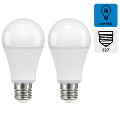 DAIRU - Pack 2 Ampolletas Led 100 W E27 1521 lm Luz Fría