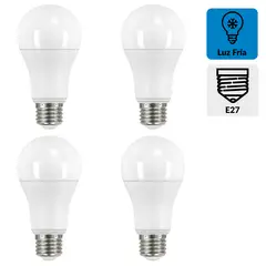 DAIRU - Pack 4 Ampolletas Led 75 W E27 1060 lm Luz Fría