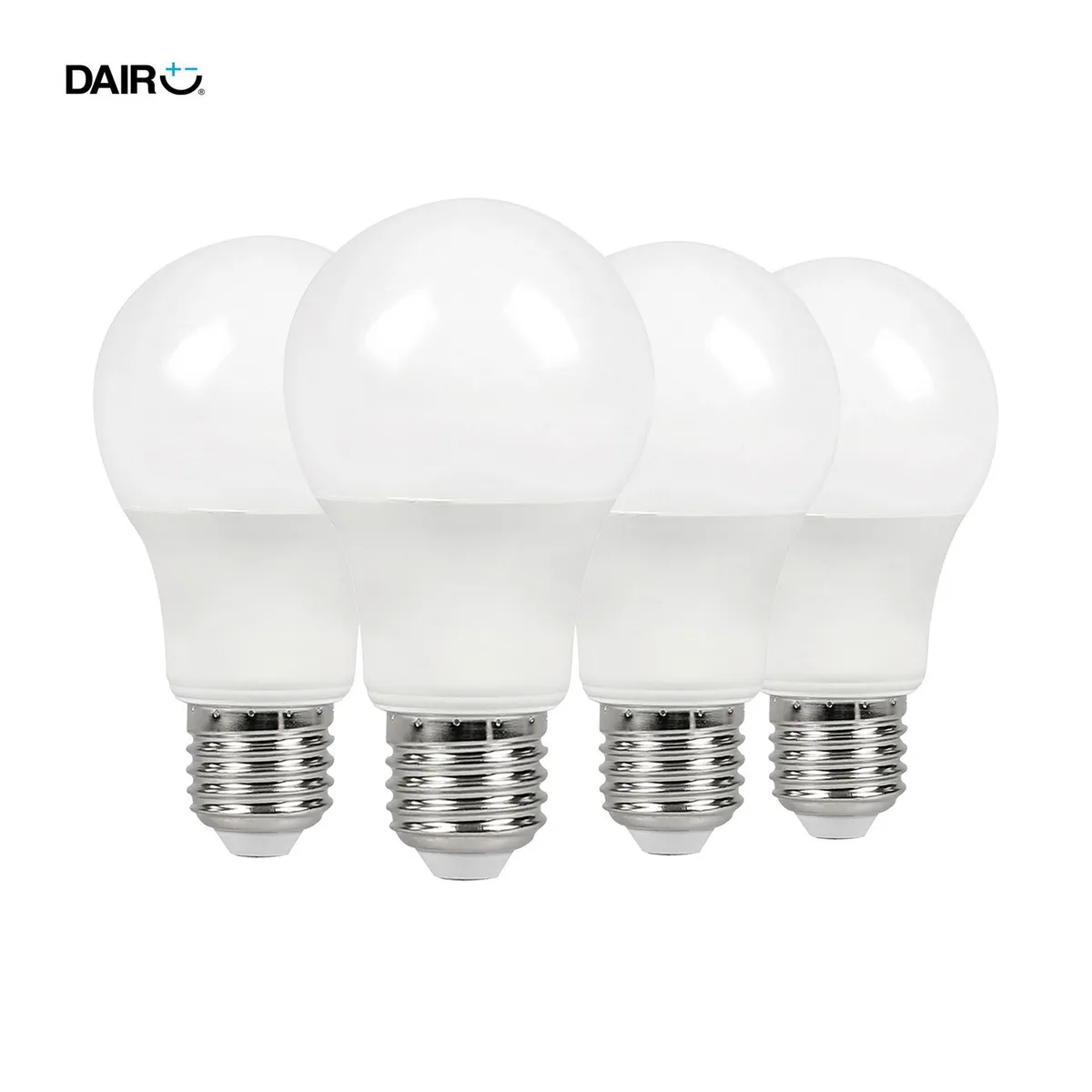 DAIRU - Pack 4 Ampolletas Led 60 W E27 806 lm Luz Cálida