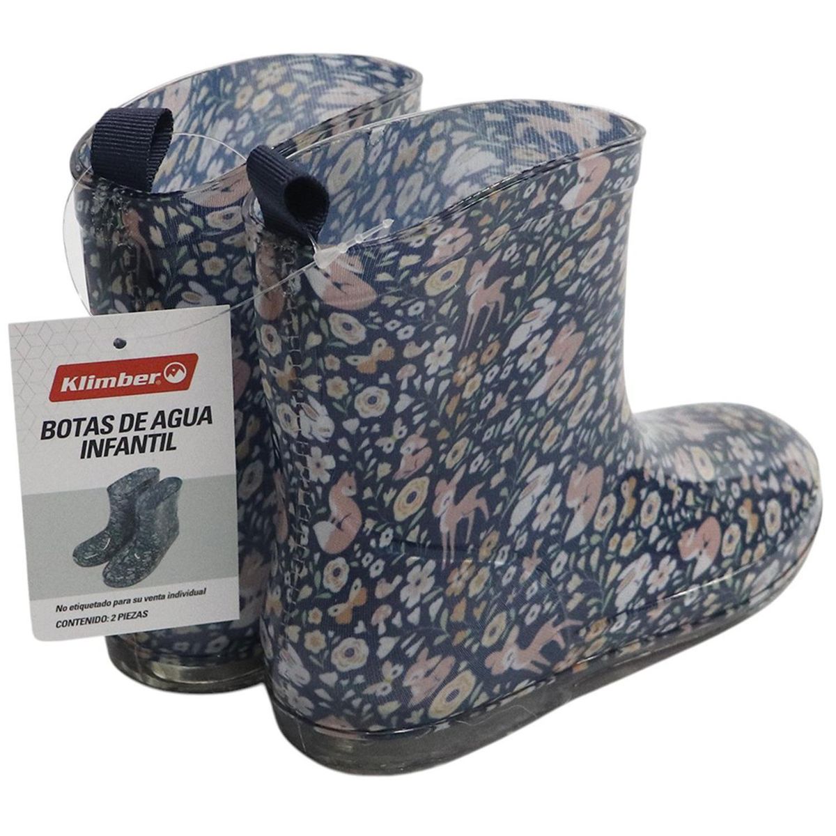 KLIMBER - Botas de Agua LLuvia Unisex Talla 34 Infantil