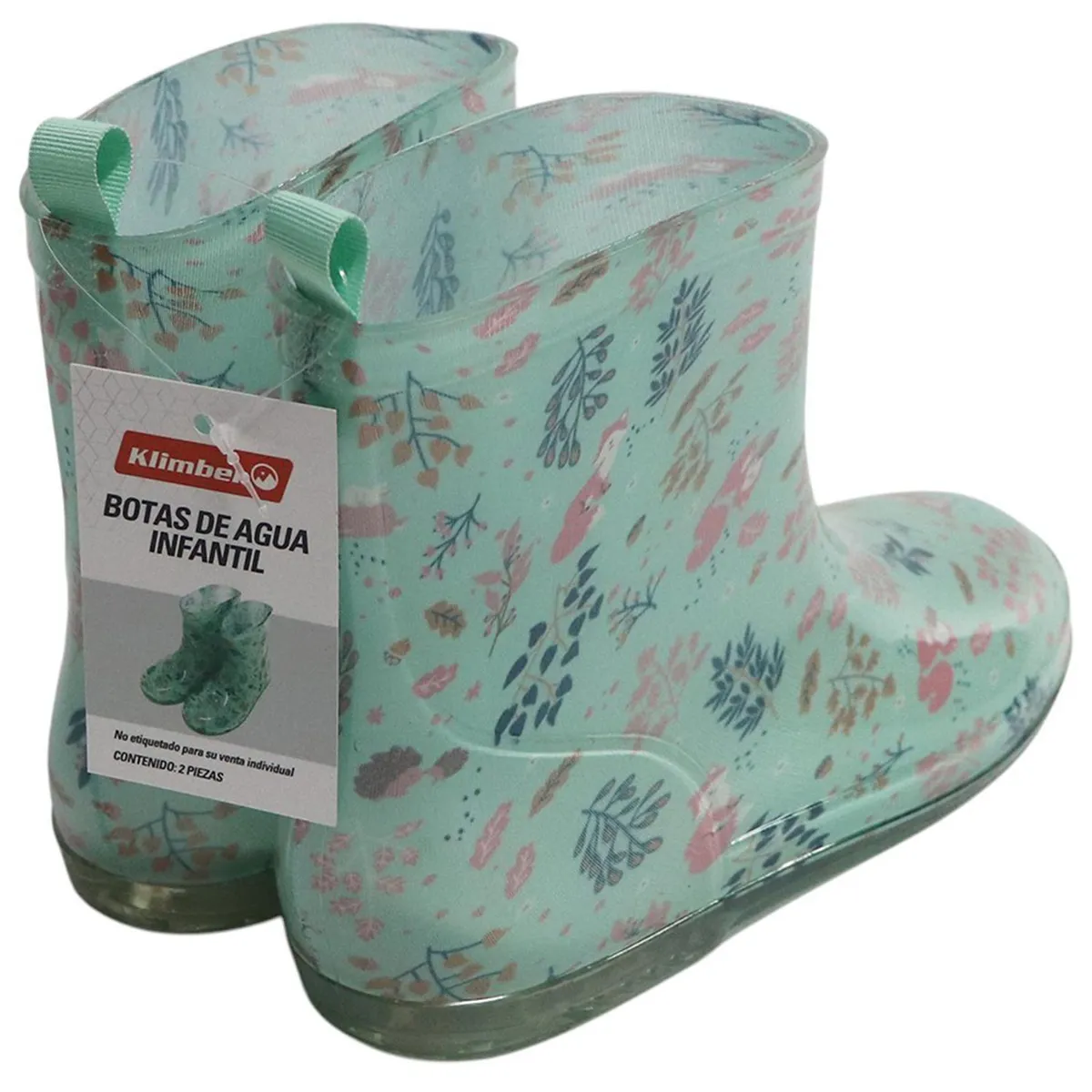 KLIMBER - Botas de Agua LLuvia Unisex Talla 34 Infantil