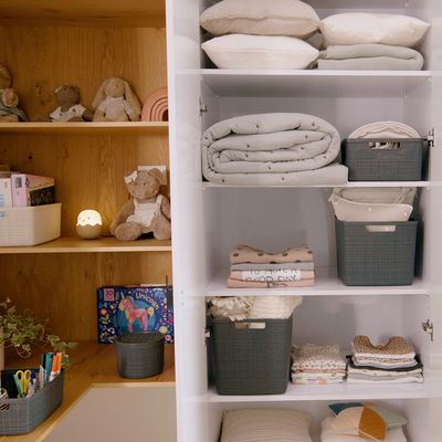 Imagen 2 del producto Canasto 36x23x28 cm 20 l Gris