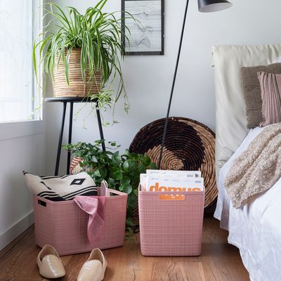 Imagen 2 del producto Canasto 36x23x28 cm 20 l Rosa