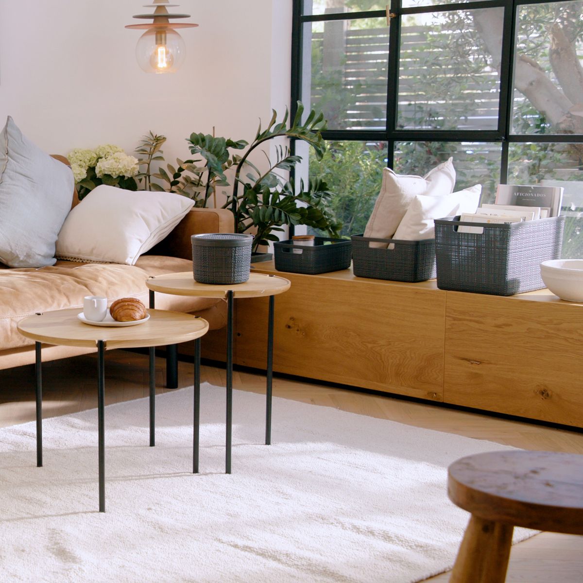 CURVER - Canasto 36x15x28 cm 12 l Gris