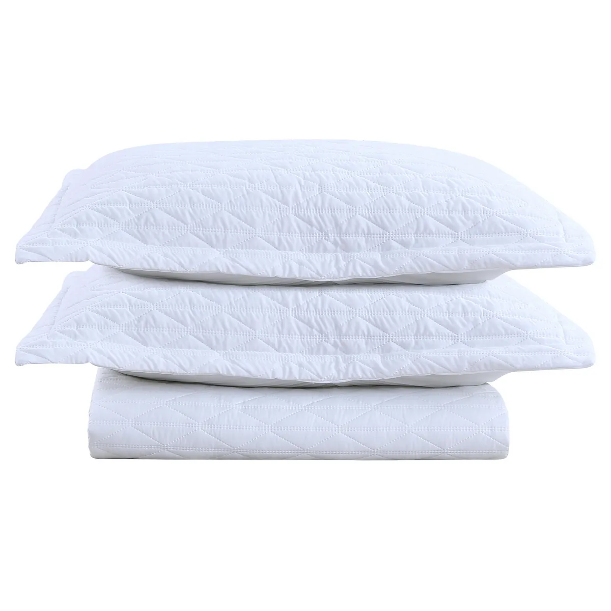 JUST HOME COLLECTION - Quilt Bicolor Blanco