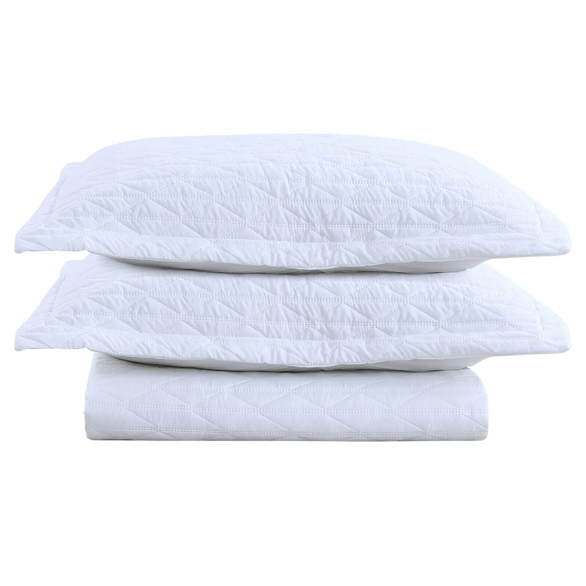 JUST HOME COLLECTION - Quilt Bicolor Blanco