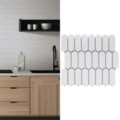 HOLZTEK - Mosaico Malla Pluma Blanco 28X29,6 cm 0,08 M2