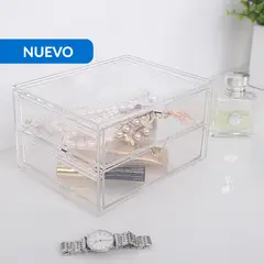 JUST HOME COLLECTION - Organizador 12.8x9.7x17 cm Transparente
