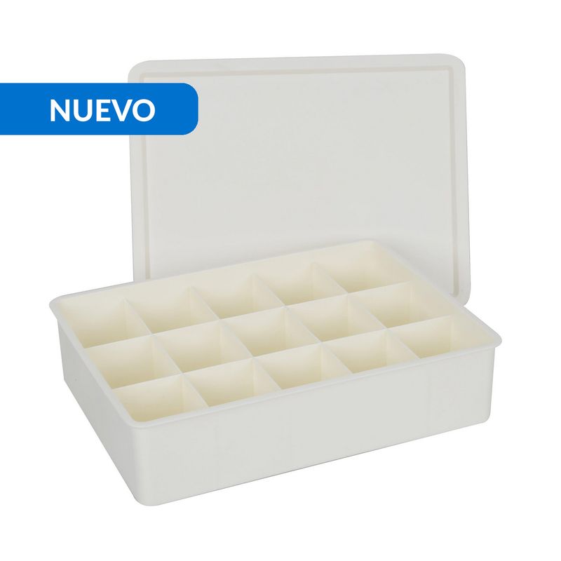 JUST HOME COLLECTION - Organizador 24x7.5x32 cm  Blanco