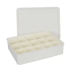 JUST HOME COLLECTION - Organizador 24x7.5x32 cm Blanco