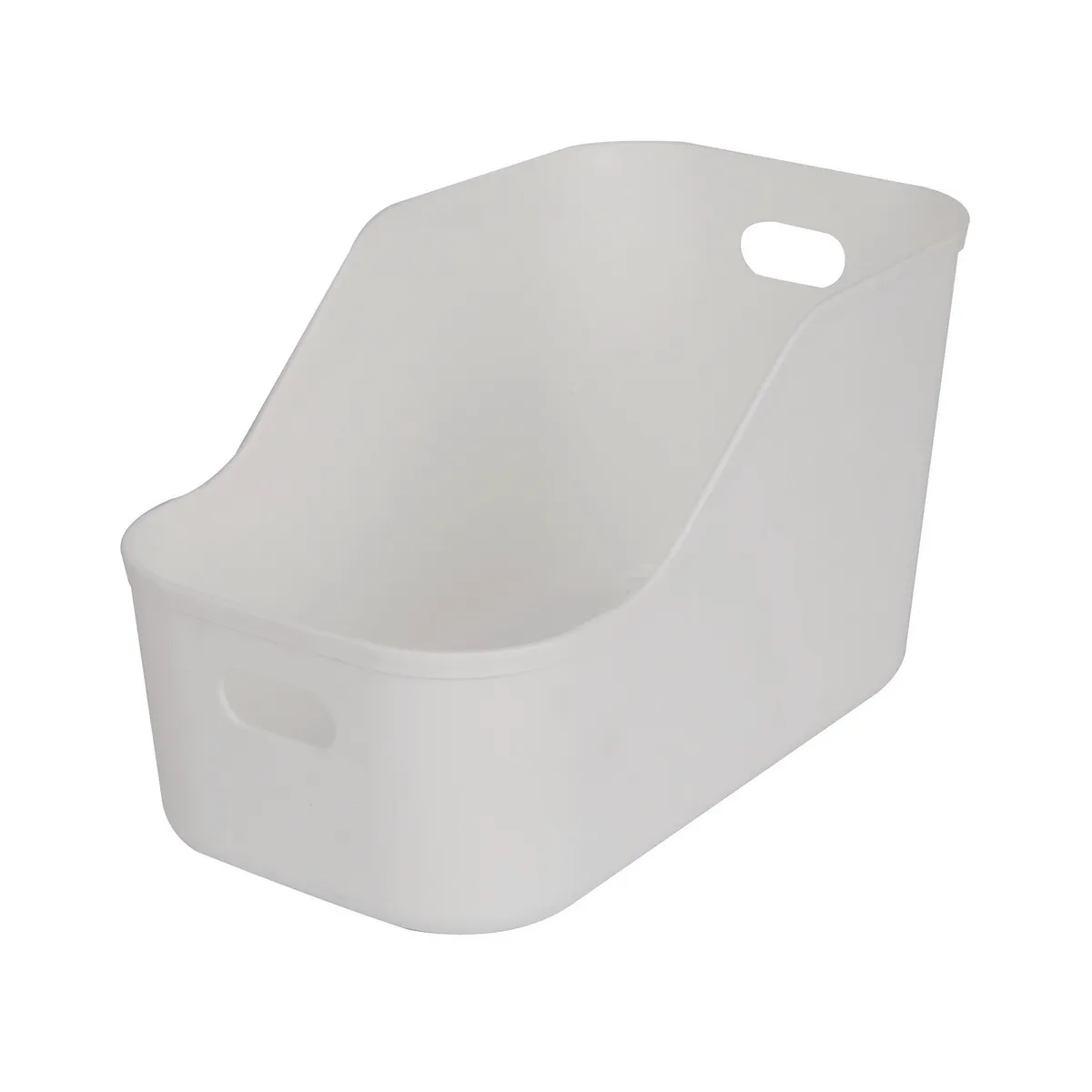 JUST HOME COLLECTION - Caja Plástica 15.5x14.9x26.3 cm 6.1 l Blanco