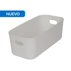 JUST HOME COLLECTION - Caja Plástica 12.8x9.4x26.3 cm Blanco