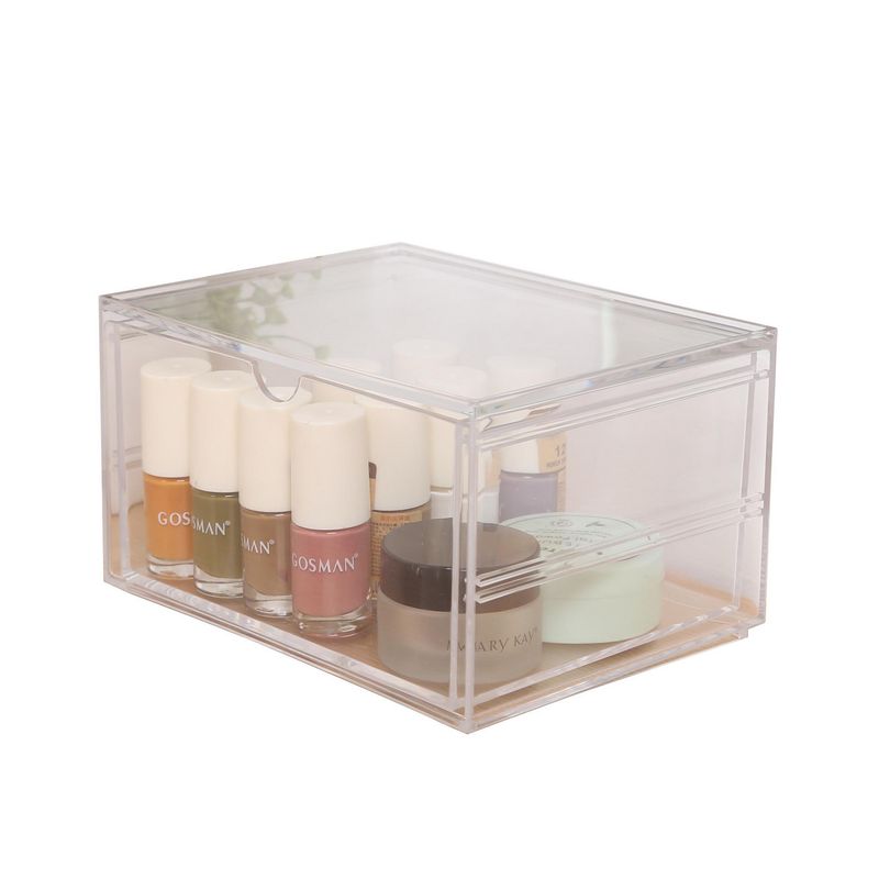 JUST HOME COLLECTION - Organizador 12.8x9.7x17 cm  Transparente