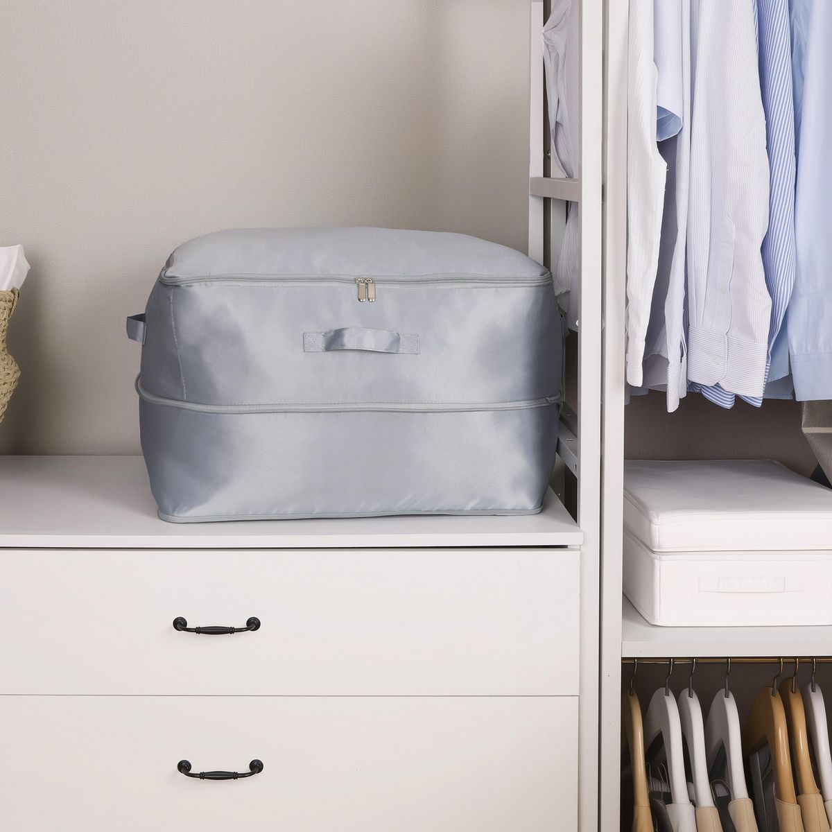 JUST HOME COLLECTION - Organizador 52x30x42 cm Gris