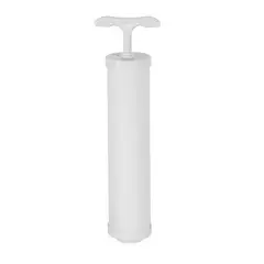 JUST HOME COLLECTION - Bomba de aire 6.2x24x4.1 cm Blanco
